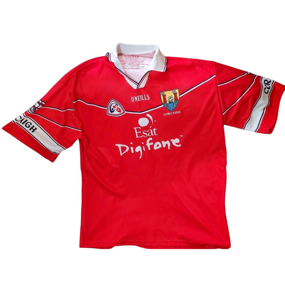 1997-99 CORCAIGH CORK O'NEILLS GAELIC Football Jersey XXL